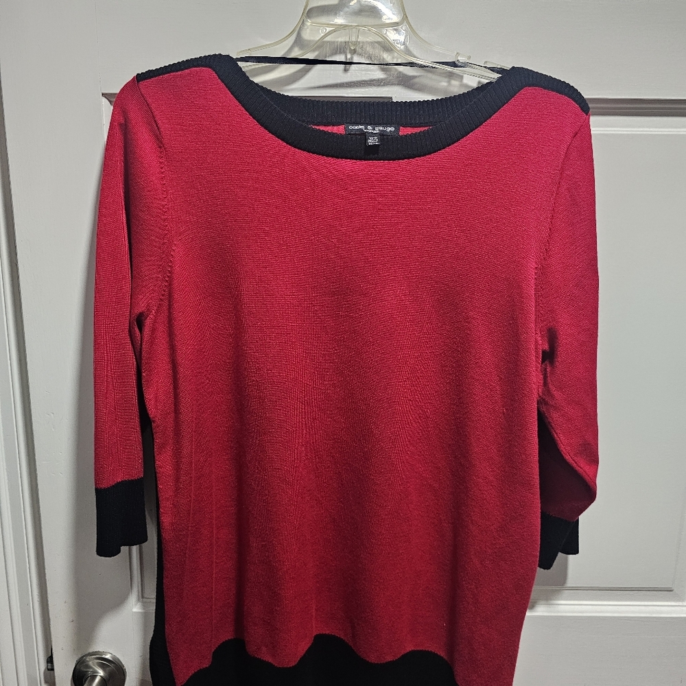Cable and Gauge plus size sweater 1X